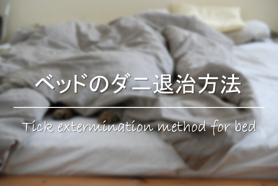 【ベッドのダニを退治する方法】マットレス・干せない布団などダニ退治＆対策方法！